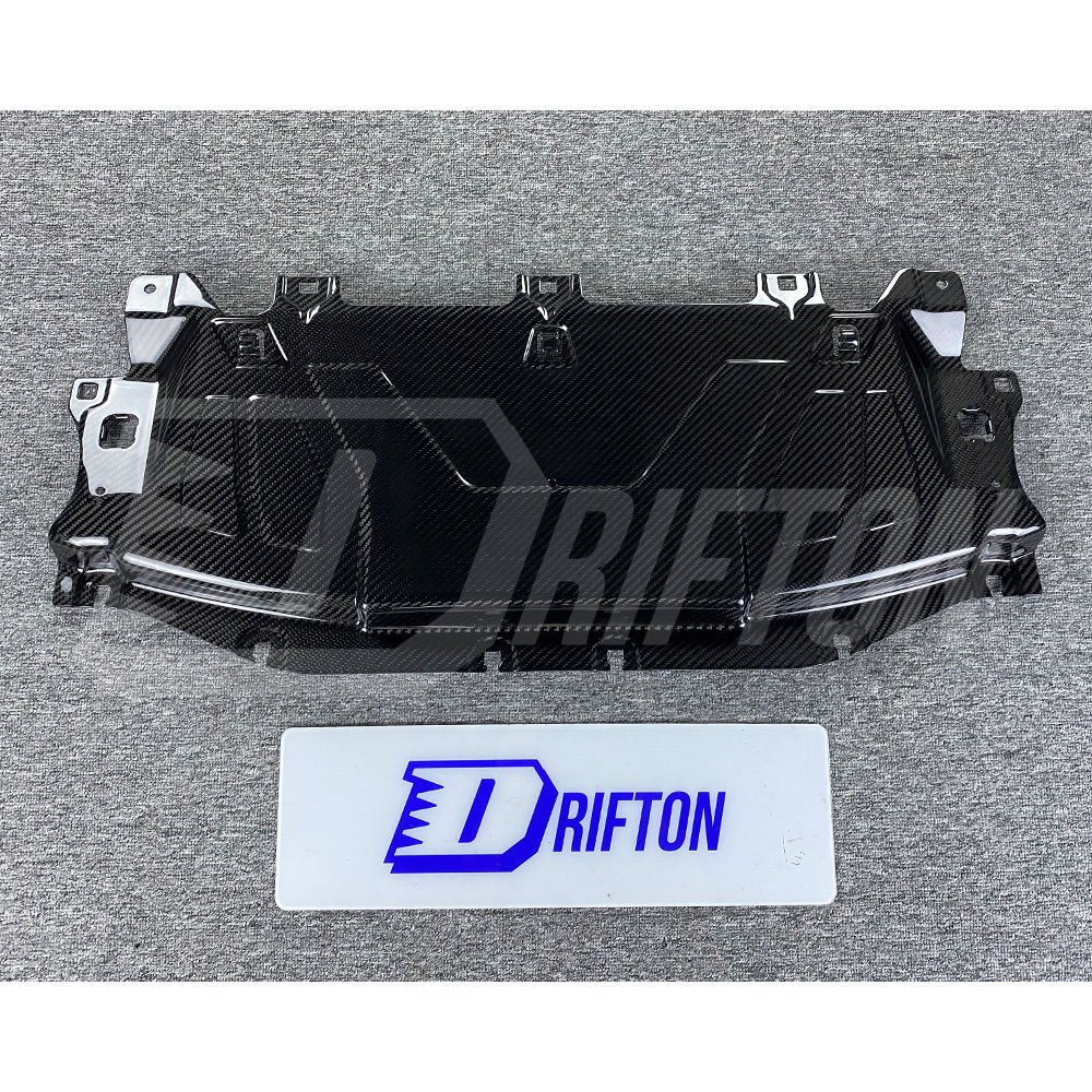 Dry Carbon Fiber Cooling Panel Plate Cover For Toyota Supra MK5 A90 A91 GR 2019-2024
