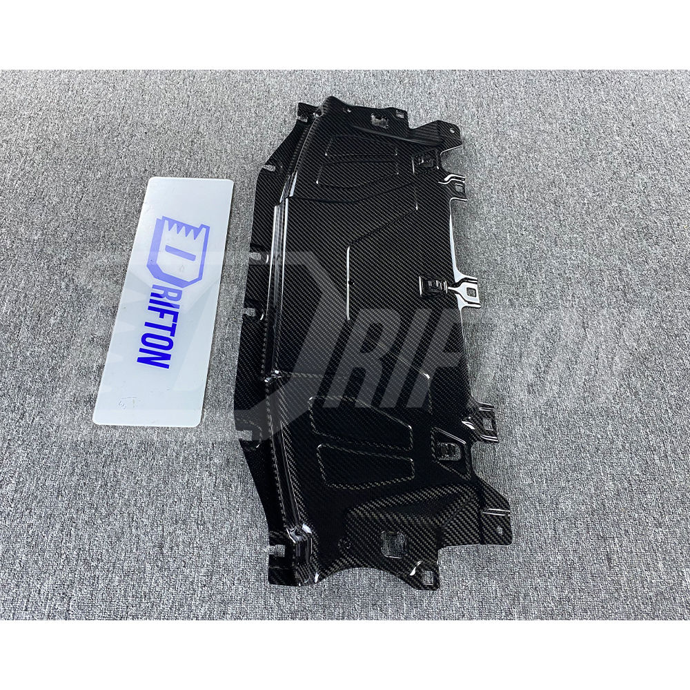 Dry Carbon Fiber Cooling Panel Plate Cover For Toyota Supra MK5 A90 A91 GR 2019-2024