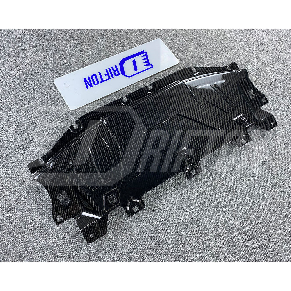 Dry Carbon Fiber Cooling Panel Plate Cover For Toyota Supra MK5 A90 A91 GR 2019-2024