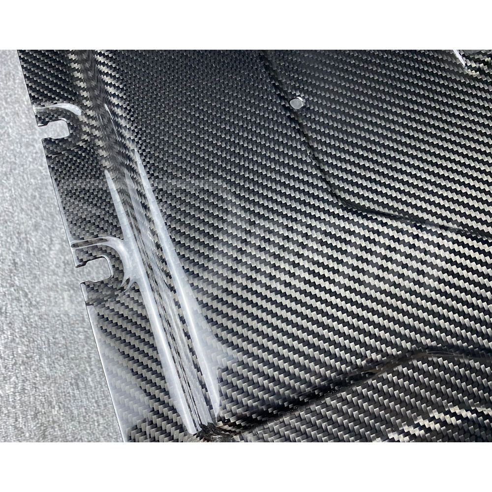Dry Carbon Fiber Cooling Panel Plate Cover For Toyota Supra MK5 A90 A91 GR 2019-2024