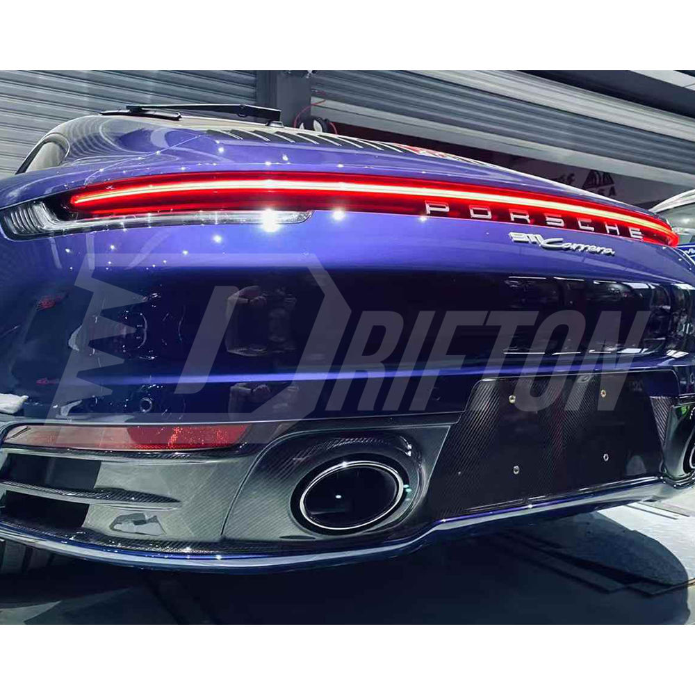 OEM Style Dry Carbon Fiber Diffuser For Porsche 911 992 Carrera 2019-2023