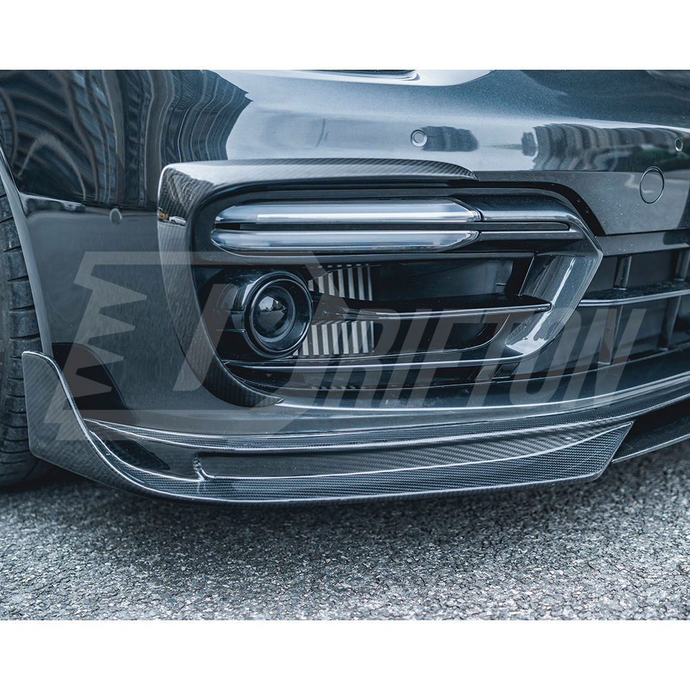 CMST Style Dry Carbon Fiber Front Bumper Vents Trim For Porsche Panamera 971 971.2 2020-2023