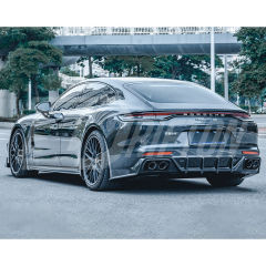 CMST Style Dry Carbon Fiber Rear Diffuser For Porsche Panamera 971 971.1 971.2 2017-2023
