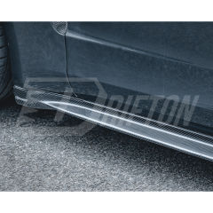 CMST Style Dry Carbon Fiber Side Skirt For Porsche Panamera 971 971.1 971.2 2017-2023