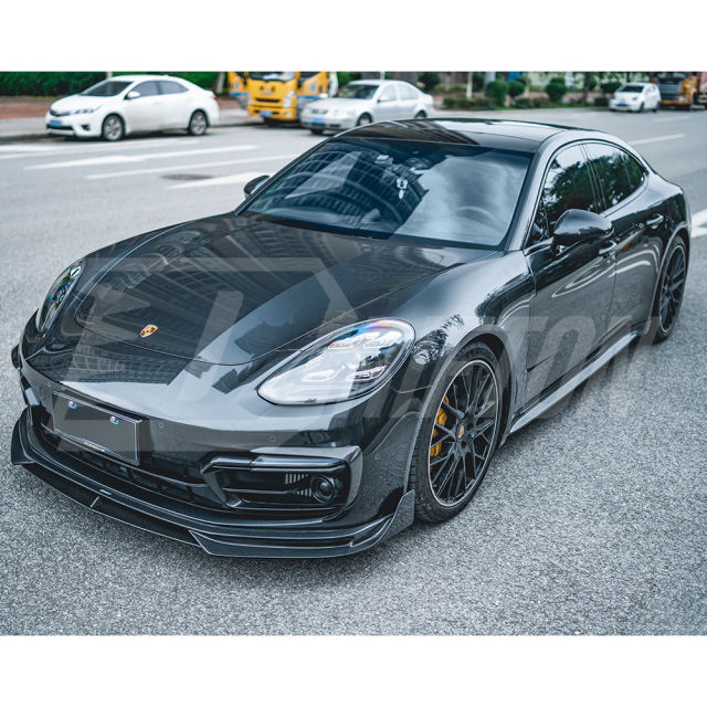CMST Style Dry Carbon Fiber Side Skirt For Porsche Panamera 971 971.1 971.2 2017-2023