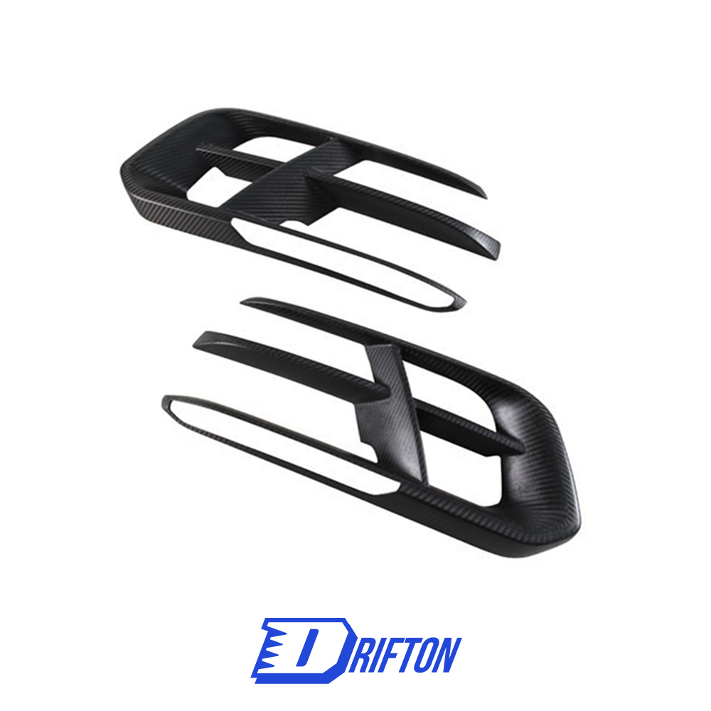 Paktechz Style Dry Carbon Fiber Front Canards For Porsche Panamera 971 971.2 2020-2023