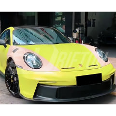 TopCar Style Dry Carbon Fiber Hood For Porsche 911 992 Carrera S 2019-2023
