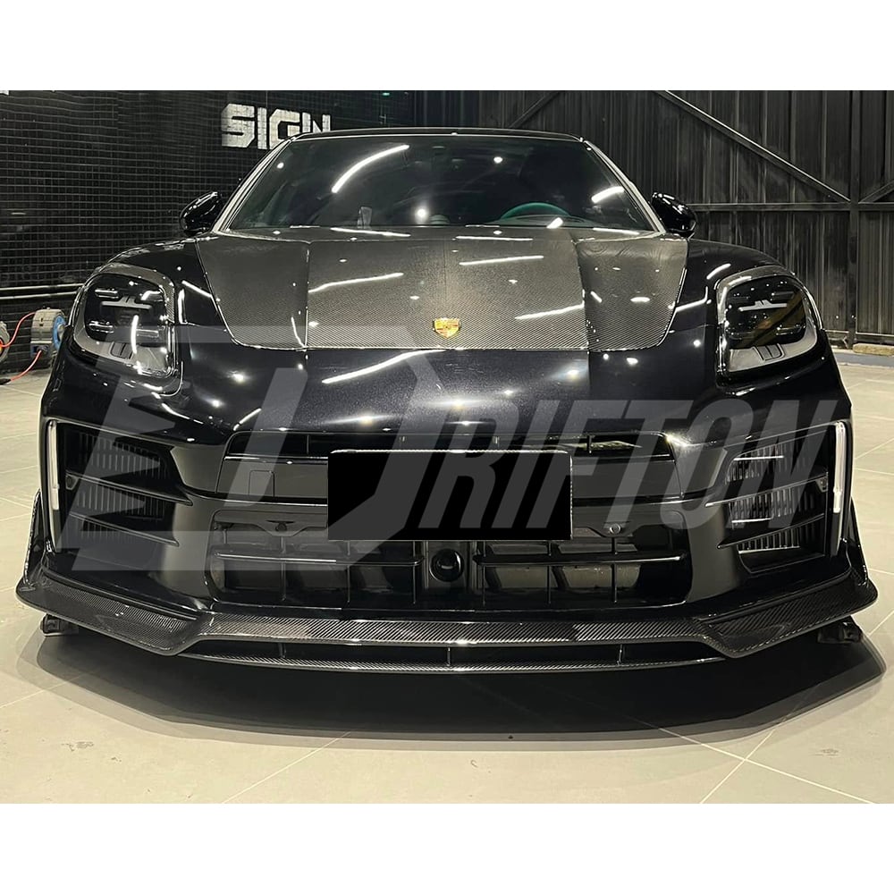 OD V2 Style Dry Carbon Fiber Front Lip For Porsche Panamera 976 2024-On