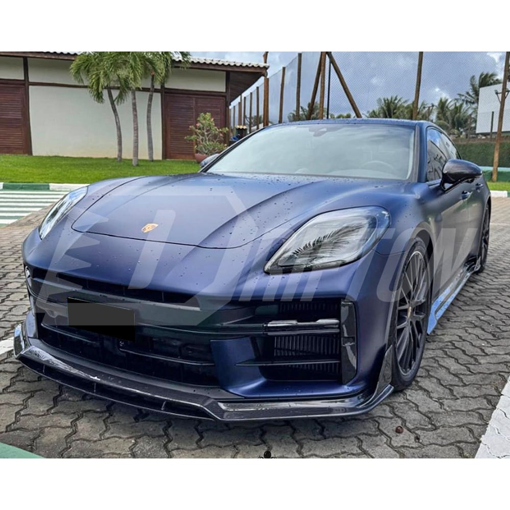 OD V2 Style Dry Carbon Fiber Front Lip For Porsche Panamera 976 2024-On
