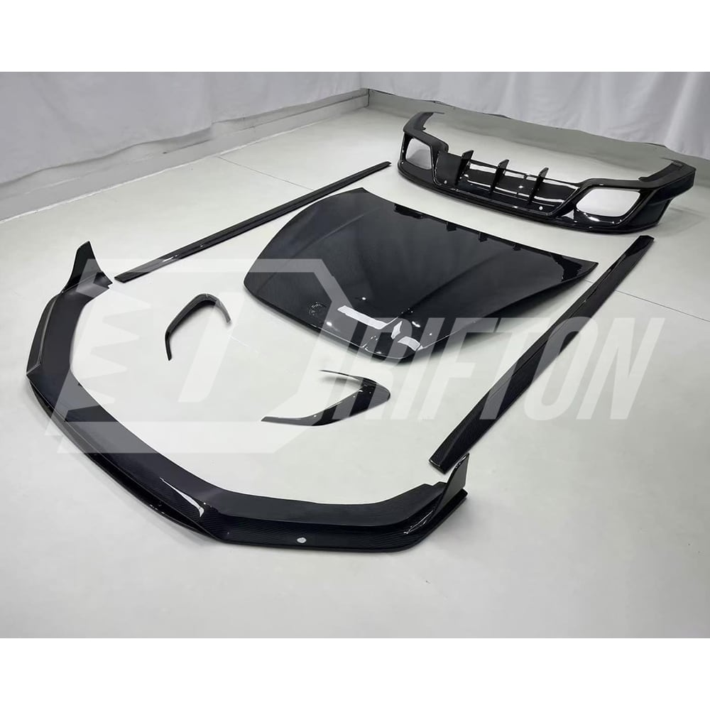 OD V2 Style Dry Carbon Fiber Front Lip For Porsche Panamera 976 2024-On