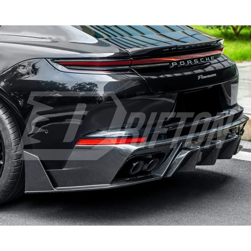 CMST Style Carbon Fiber Rear Diffuser For Porsche Panamera 976 2024-On