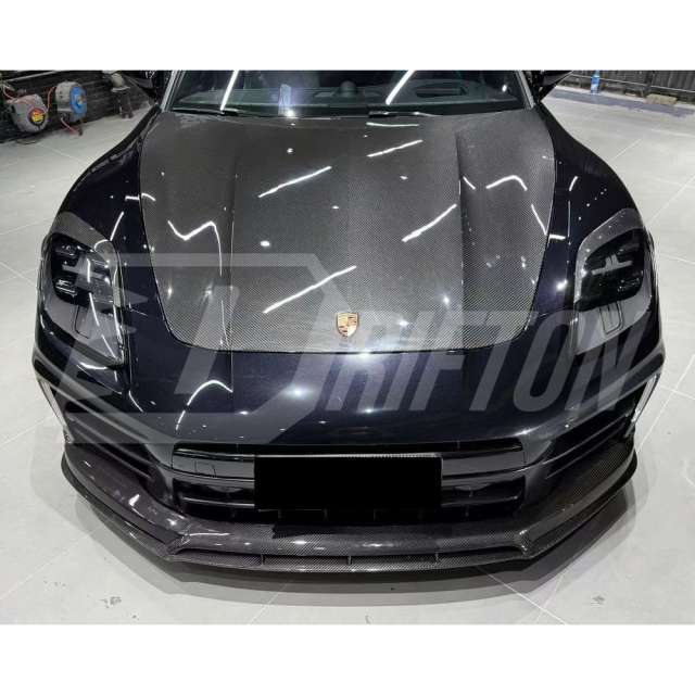 OD V1 Style Dry Carbon Fiber Front Lip For Porsche Panamera 976 2024-On