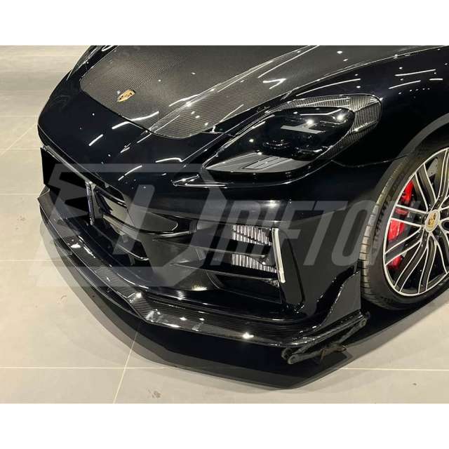 OD V2 Style Dry Carbon Fiber Front Lip For Porsche Panamera 976 2024-On