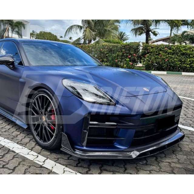 OD V2 Style Dry Carbon Fiber Front Lip For Porsche Panamera 976 2024-On