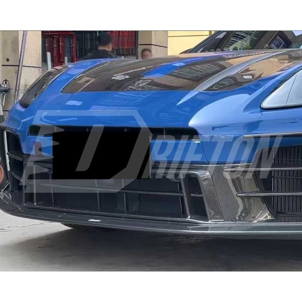 OEM Style Dry Carbon Fiber Front Bumepr Lower Grille For Porsche Panamera 976 2024-On