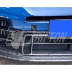 OEM Style Dry Carbon Fiber Front Bumepr Lower Grille For Porsche Panamera 976 2024-On