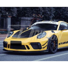 CMST Style Carbon Fiber Front Bumper Canards For Porsche 911 GT3RS 991 2018-2020