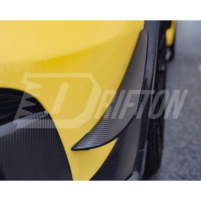 CMST Style Carbon Fiber Front Bumper Canards For Porsche 911 GT3RS 991 2018-2020