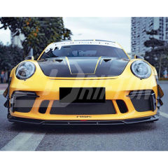 CMST Style Carbon Fiber Front Bumper Canards For Porsche 911 GT3RS 991 2018-2020