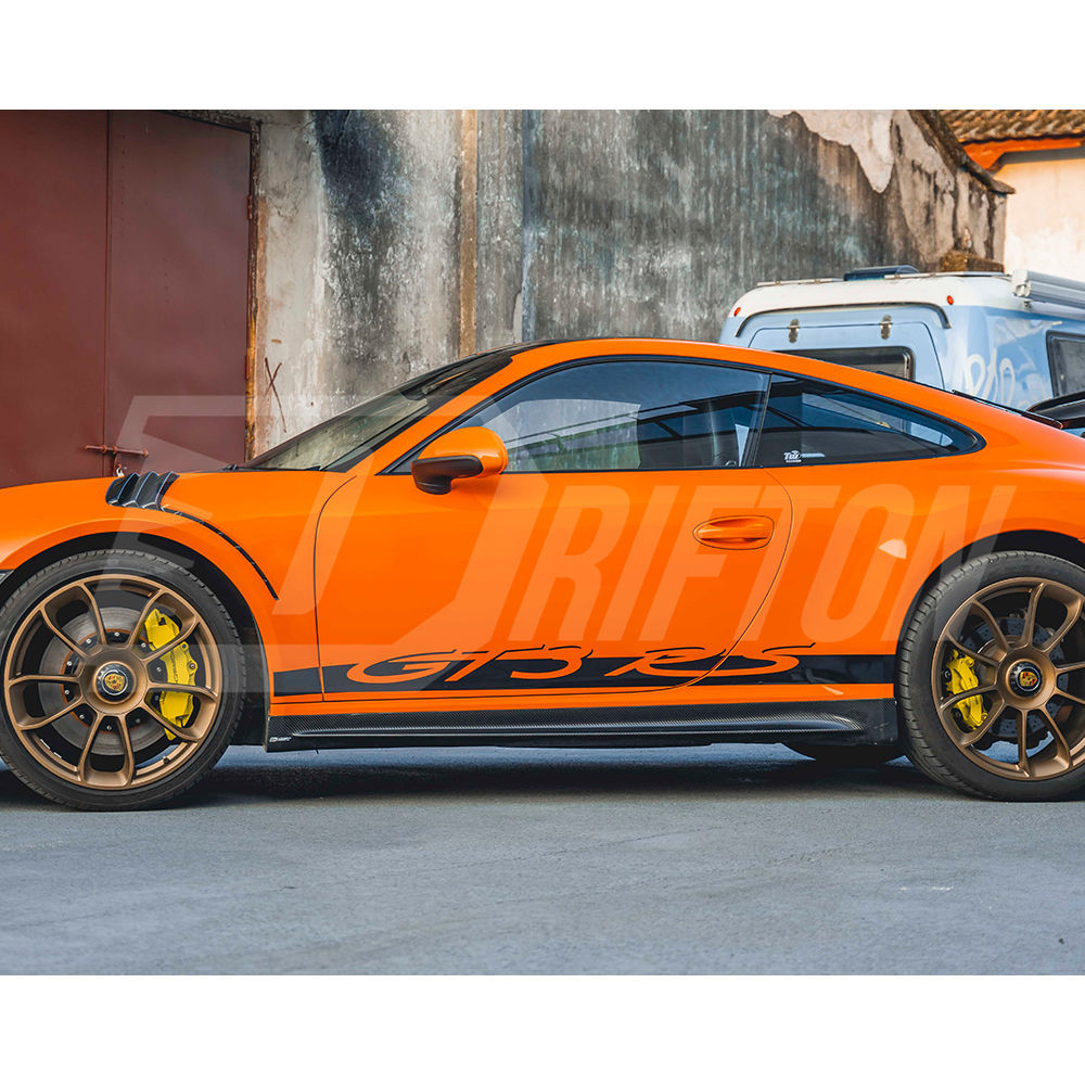 CMST Style Carbon Fiber Side Skirt For Porsche 911 GT3RS 991 2018-2020