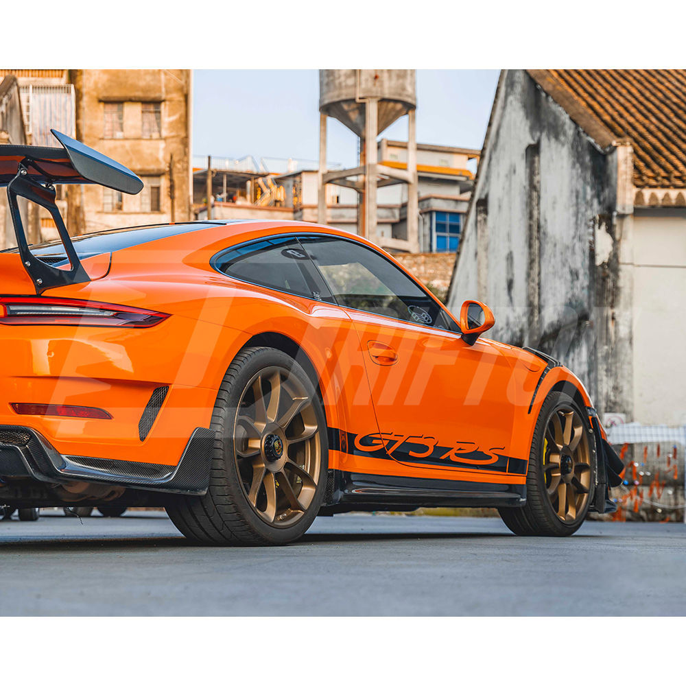 CMST Style Carbon Fiber Side Skirt For Porsche 911 GT3RS 991 2018-2020
