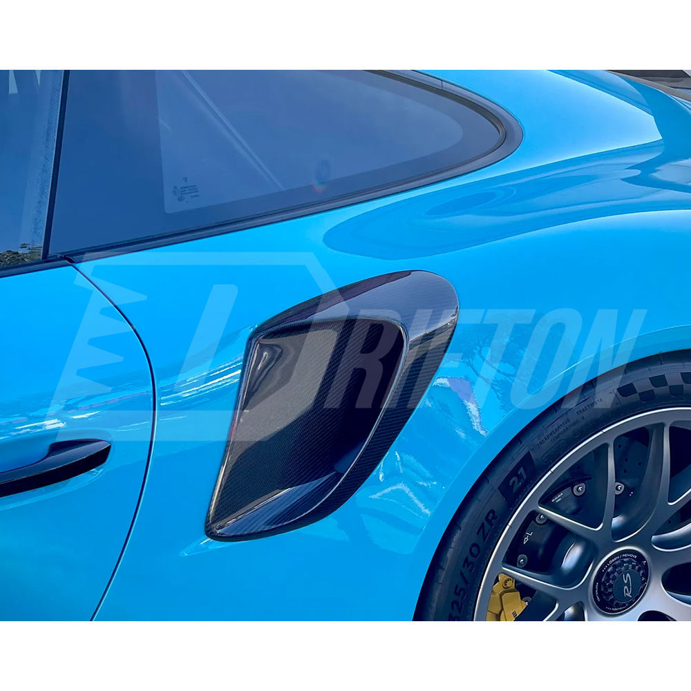 GT2RS Style Carbon Fiber Rear Air intake Vent Ducts Cover For Porsche 911 Carrera 991 991.1 991.2 Turbo S 2012-2018