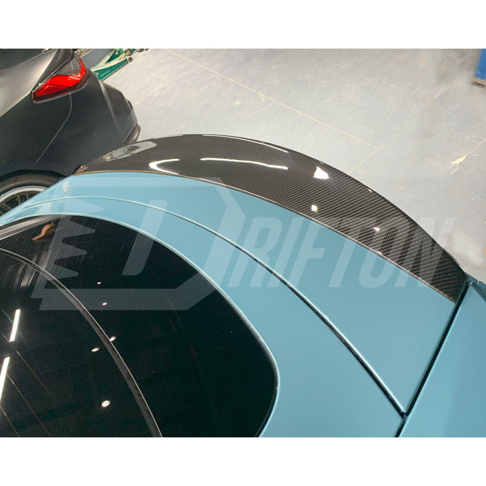 OD Style Dry Carbon Fiber Rear Spoiler For Porsche Taycan 2019-2023