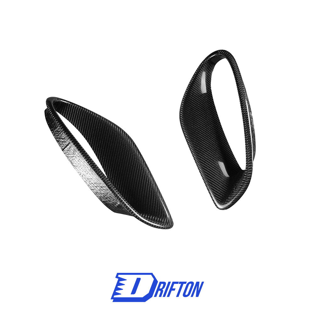 TopCar Style Carbon Fiber Rear Air intake Vent Ducts Cover For Porsche 911 Carrera 991 991.1 991.2 Turbo S 2012-2018