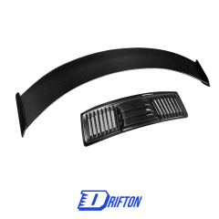 TopCar Style Carbon Fiber Rear Spoiler With Trunk Lid For Porsche 911 Carrera 991 991.1 991.2 Turbo S 2012-2018