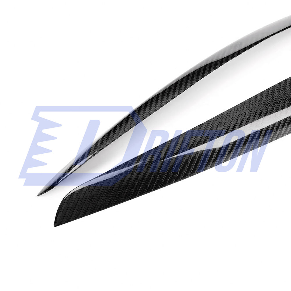Carbon Fiber Headlights Eyebrow Cover Trim For Nissan R34 GTR GTT 1998-2002