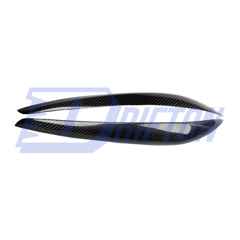 Carbon Fiber Headlights Eyebrow Cover Trim For Nissan R34 GTR GTT 1998-2002