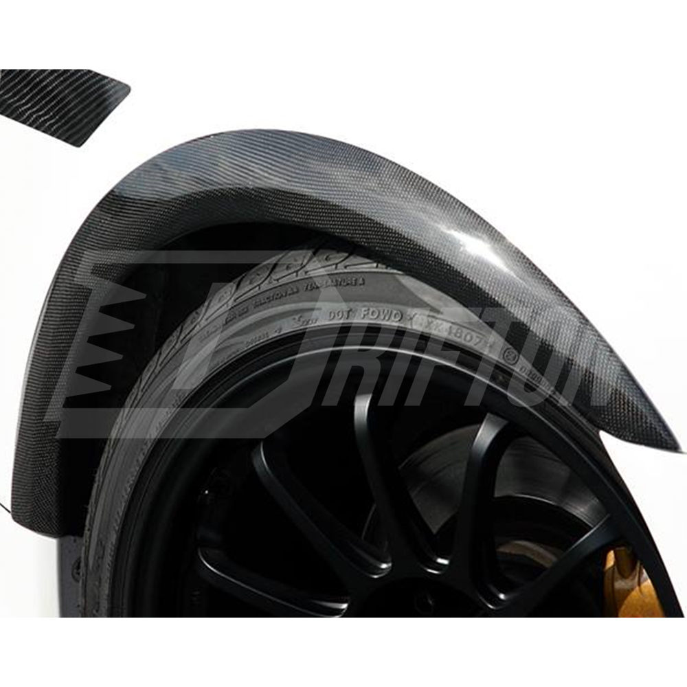 Superior AC Style Carbon Fiber Wide Fender Wheels Flares For Nissan R34 GTR 1998-2002
