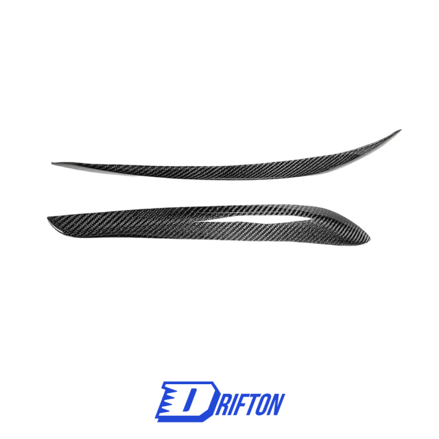 Carbon Fiber Headlights Eyebrow Cover Trim For Nissan R34 GTR GTT 1998-2002