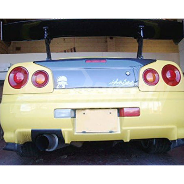 Carbon Fiber Rear Bumper Exhaust Heat Shield For Nissan R34 GTR 1998-2002