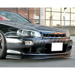 D1 Style Carbon Fiber Front Lip For Nissan R34 GTT 1998-2002