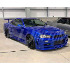 GTT To GTR Nismo Z-tune Style Glass Fiber Full Set Body Kits For Nissan R34 GTT 1998-2002