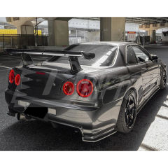 GTT To GTR Nismo Z-tune Style Glass Fiber Full Set Body Kits For Nissan R34 GTT 1998-2002