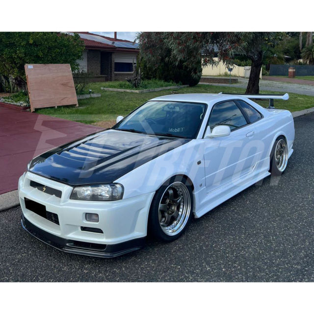 Nismo Z-Tune Style Carbon Fiber Hood For Nissan R34 GTR 1998-2002