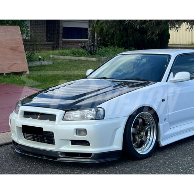 Nismo Z-Tune Style Carbon Fiber Hood For Nissan R34 GTR 1998-2002