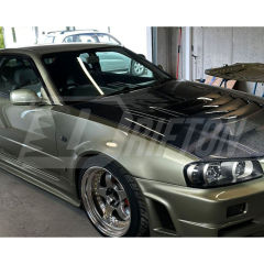 Nismo Z-Tune Style Glass Fiber Front Fender For Nissan R34 GTR 1998-2002