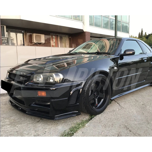 Nismo Z-Tune Style Glass Fiber Front Fender For Nissan R34 GTR 1998-2002