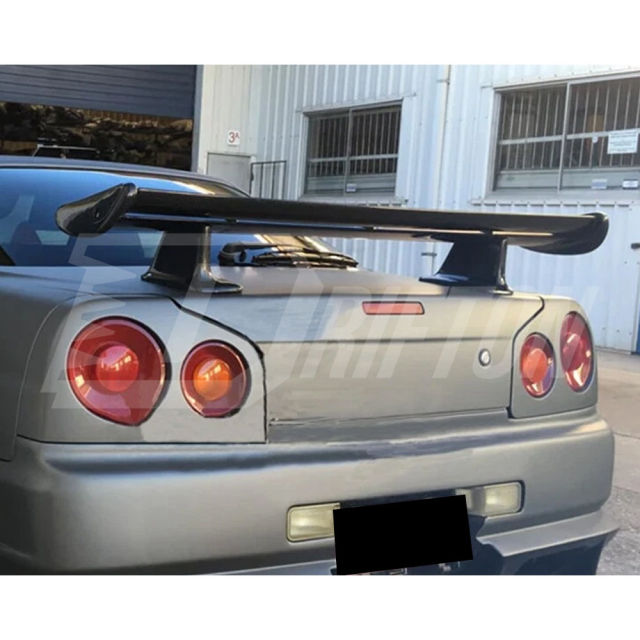 OEM V-Spec Nismo Z-Tune Style Carbon Fiber Rear Spoiler Wing For Nissan R34 GTR GTT 1998-2002