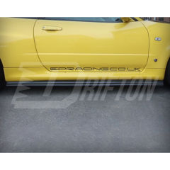 OEM V-Spec Nismo Z-Tune Style Glass Fiber Side Skirts Extensions For Nissan R34 GTR 1998-2002