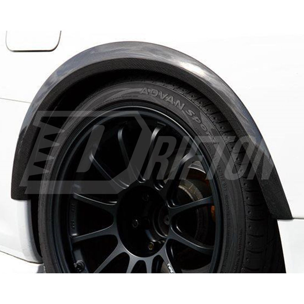 Superior AC Style Carbon Fiber Wide Fender Wheels Flares For Nissan R34 GTR 1998-2002