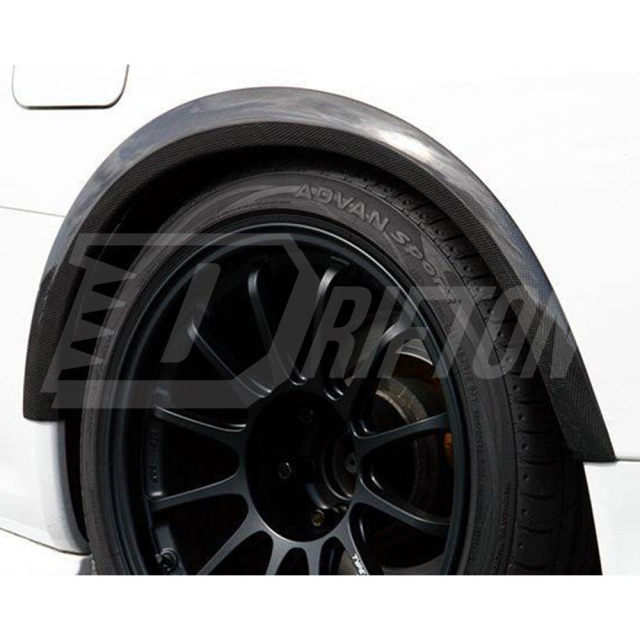 Superior AC Style Carbon Fiber Wide Fender Wheels Flares For Nissan R34 GTR 1998-2002