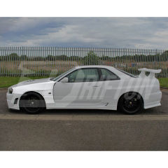 Vent V2 Style Carbon Fiber Fender For Nissan R34 GTR 1998-2002