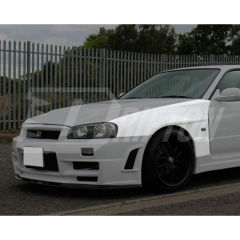 Vent V2 Style Carbon Fiber Fender For Nissan R34 GTR 1998-2002