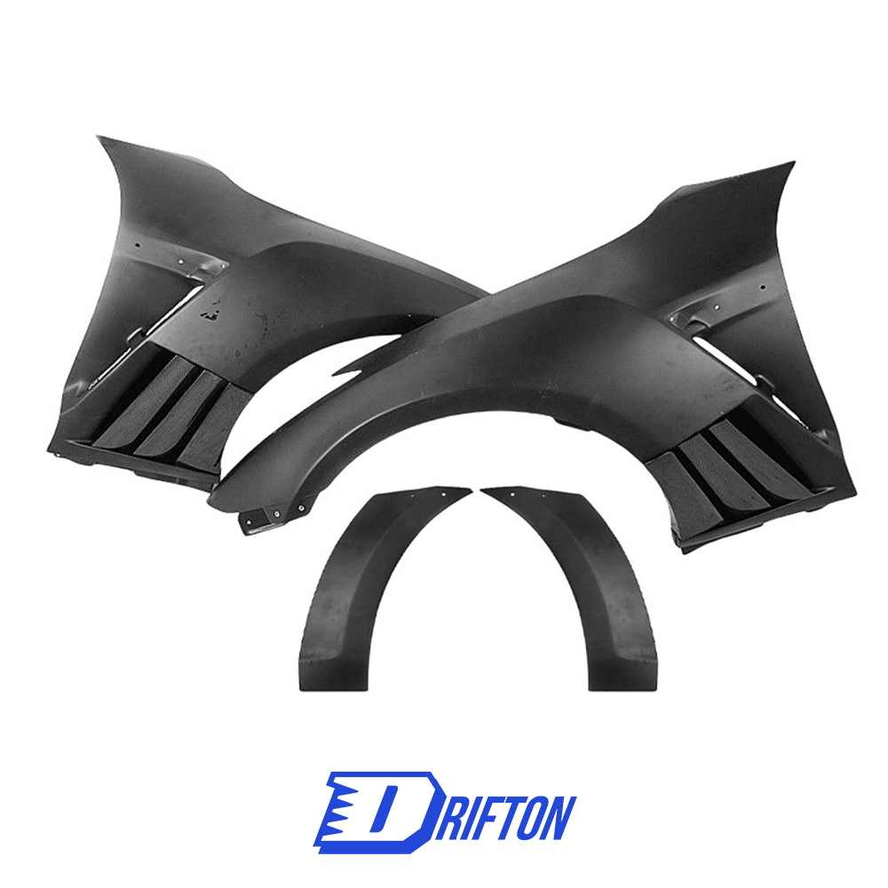 2013 Varis Style Partial Carbon Fiber Wide Fender Set For Nissan R35 GTR 2011-2016