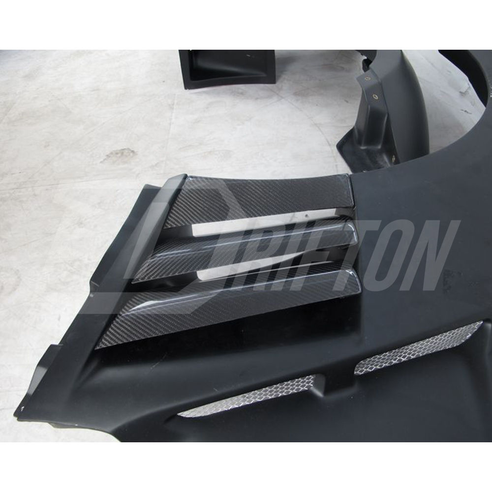 2013 Varis Style Partial Carbon Fiber Wide Fender Set For Nissan R35 GTR 2011-2016