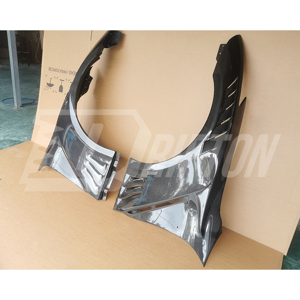 2024 Top Secret Style Dry Carbon Fiber Fender For Nissan R35 GTR 2008-2026